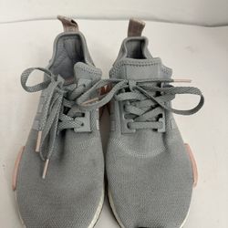 Adidas Boost Woman's Pink and Gray Sneakers Size 7.5