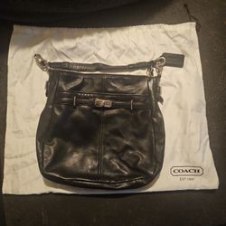 black coach bag vintage f17816