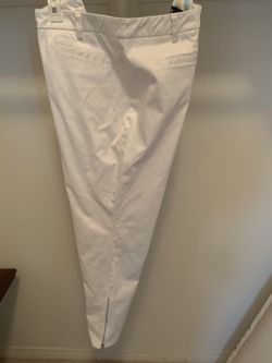 Crop white pants