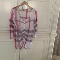 Burberry Top Size Large Authentic 