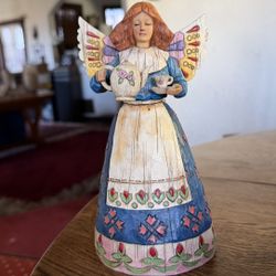 2002 Jim Shore Angel of Hospitality Figurine Enesco Heartwood Creek • Retired