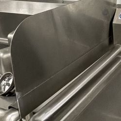 Stainless steel splash guard