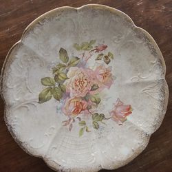 Early Vintage c. 1930s–1950s Sterling China Co England Floral Serving Dish