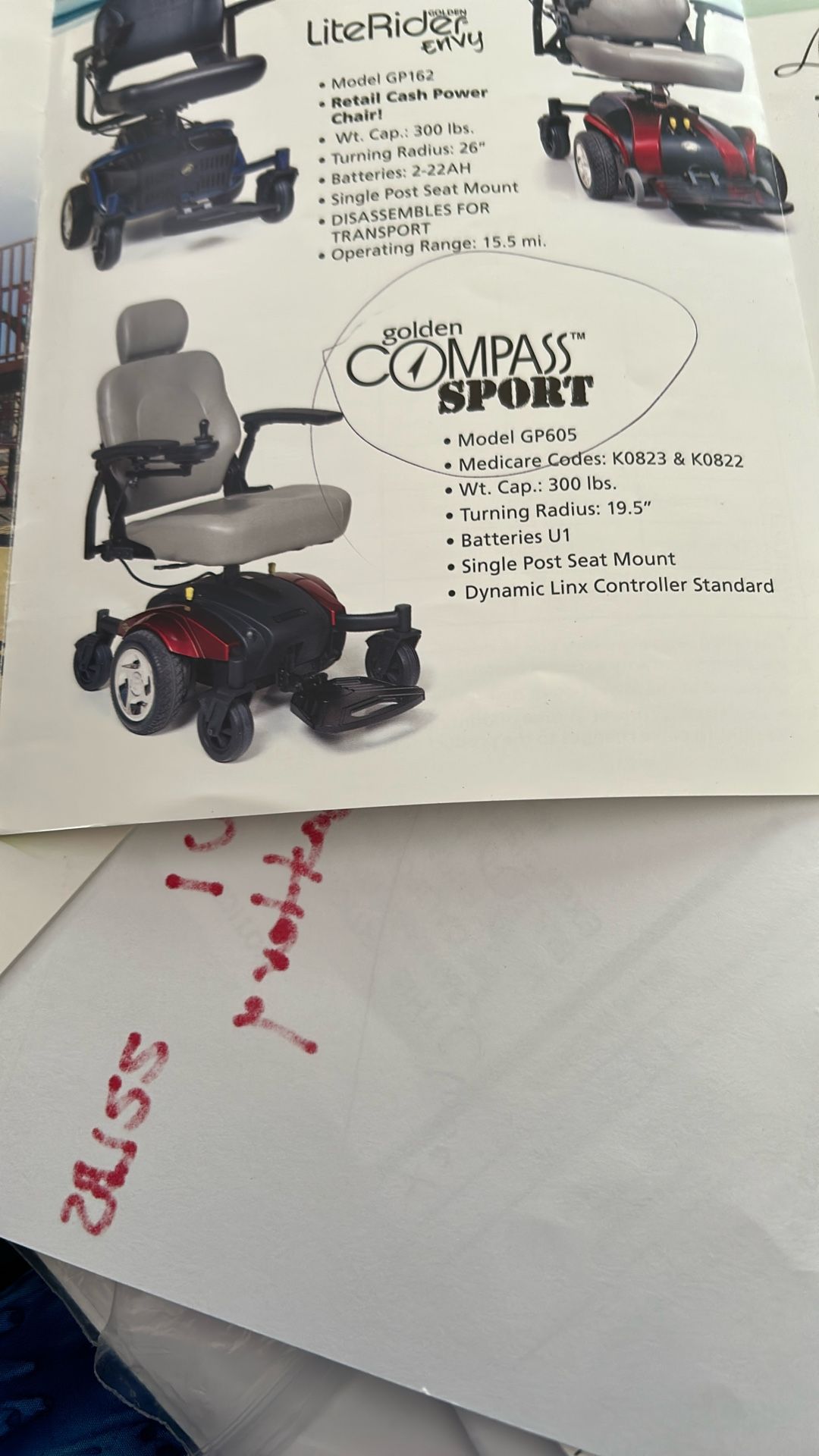 Compass Sport Center Drive Power Chair