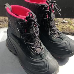 Columbia Bugaboot Plus Omni Heat BL 1490-010 Winter Boots Womens Size 9