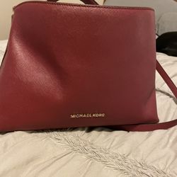 Wine (Burgandy) Michael Kors Purse