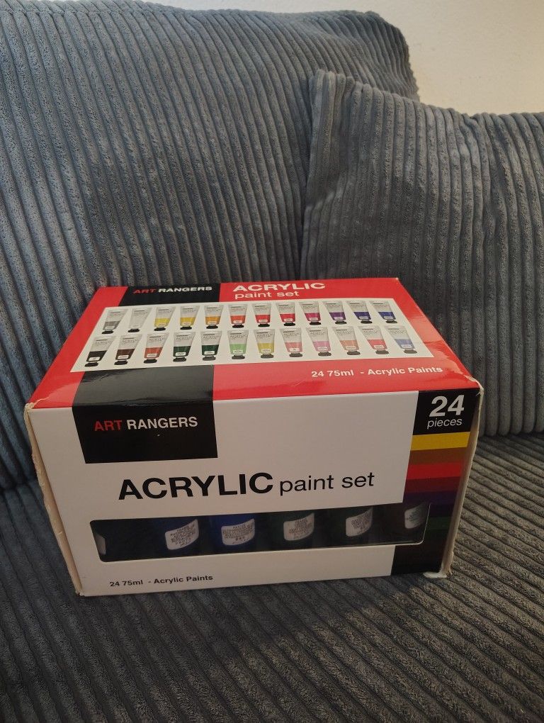 Acrylic Paint- Box Of 24
