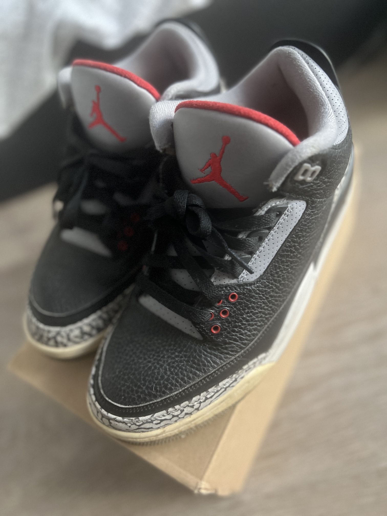 Air Jordan 3 Retro Black Cement (Accepting offers)