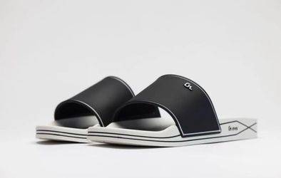 Glide Labs GL-X1 Unisex Slide Sandals Black & White Premium Slides MSRP $198