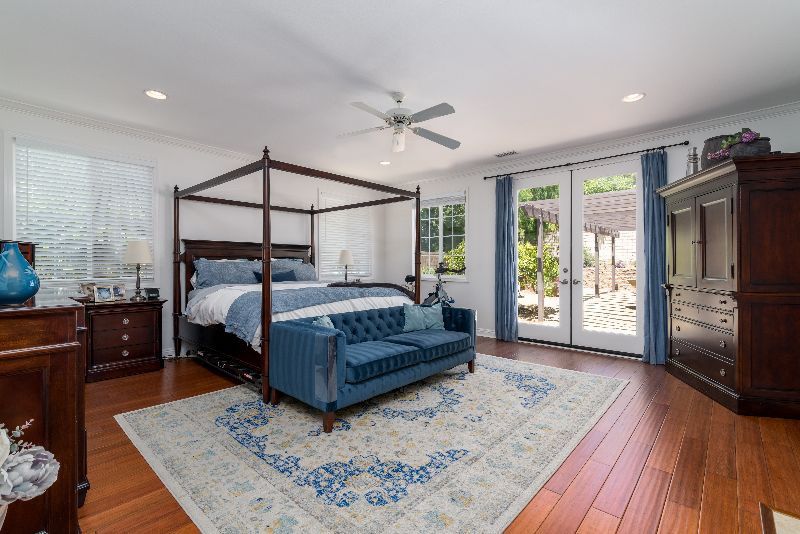 Bed frame Side Tables and Armoire Set