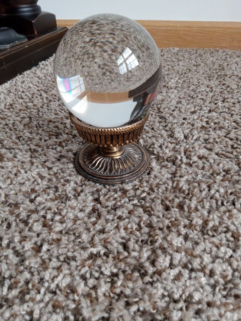 Crystal Ball With Stand
