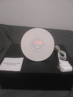 6640 MD WAKE UP LIGHT ALARM CLOCK