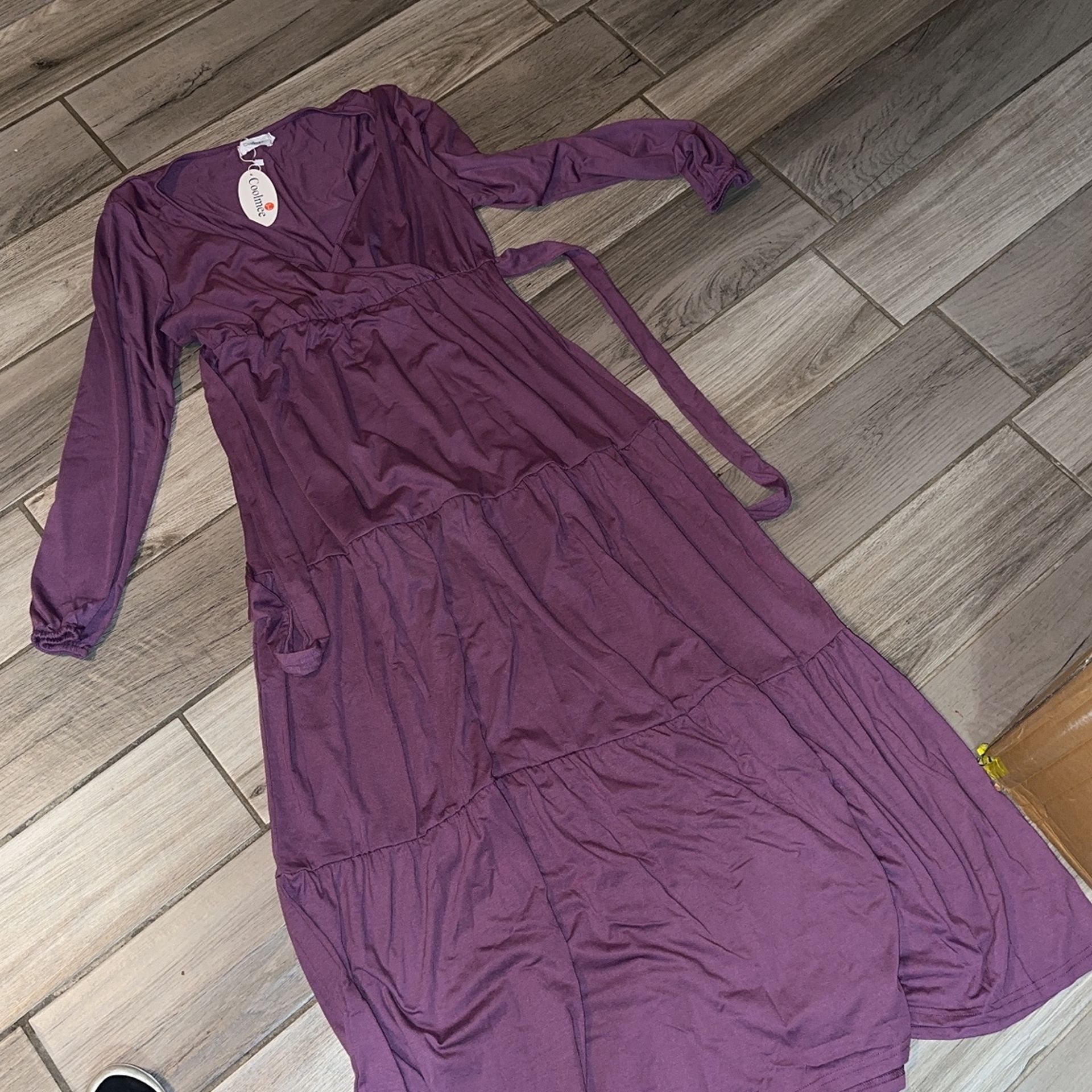 Pong Purple Dress Large