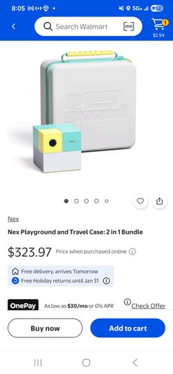 Nex Playground and Travel Case 2 in 1 Bundle