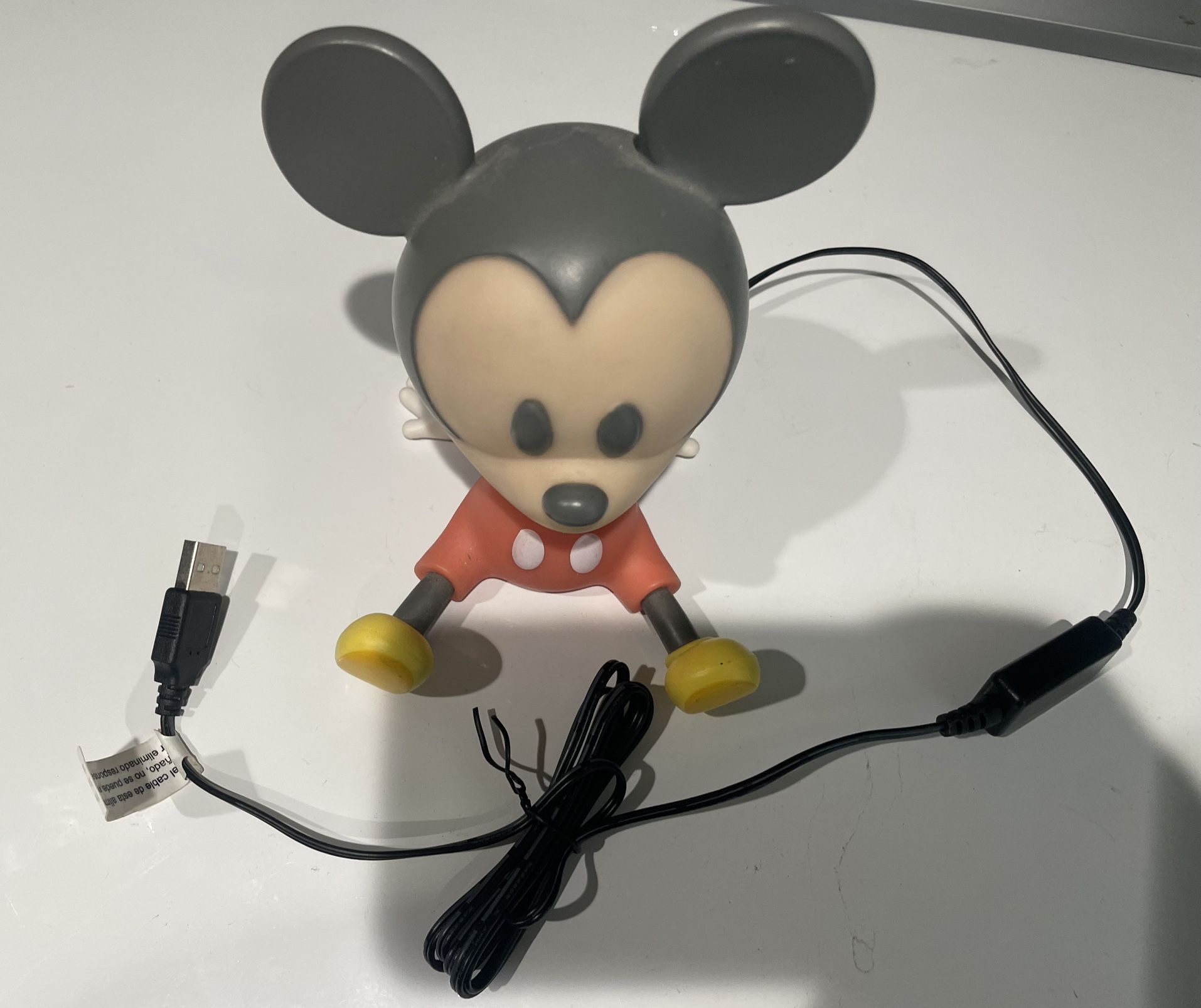 Disney Mickey Mouse Figural LED Night Light 6 Inches USB EXCLUSIVE Box Lunch