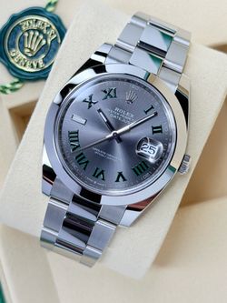 Rolex Datejust w/ Wimbledon Dial on Oyster Bracelet