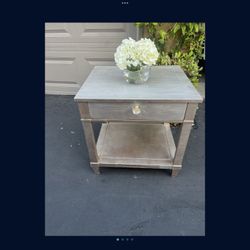 Two Gold Side tables 
