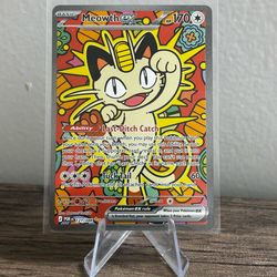 Meowth ex (SIR) Special Illustration Rare - 121/088 - Perfect Order