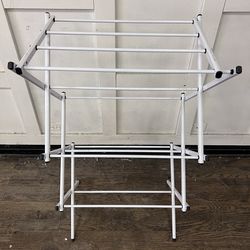 White Folding Drying Rack