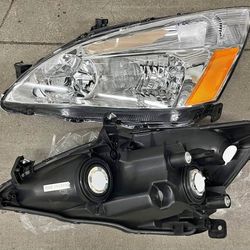 03-07 Honda Accord Chrome Headlights