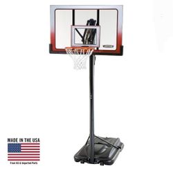 Lifetime 52-Inch Shatterproof Portable Basketball Hoop with Front Adjustment & Slam-It Rim - Model 90061-Outdoor Play