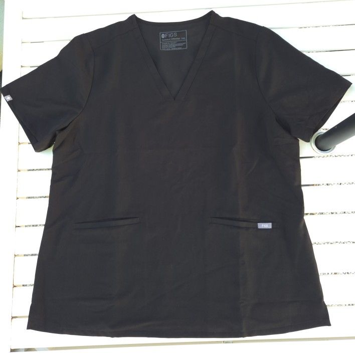 Figs Casma Three-Pocket Women's Scrub Top Size XXL Style name Casma style # FW1100 PO # 3750 Black