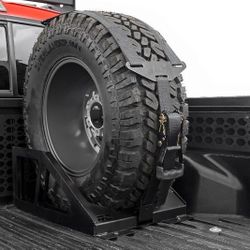 In-Bed Spare Tire Carrier For Pickup Trucks