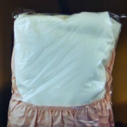 Pink Bedskirt or Bed Ruffle