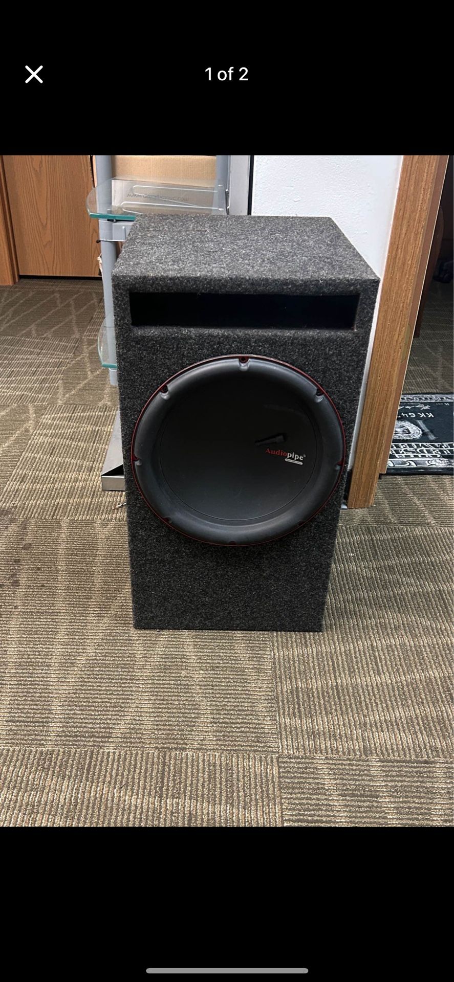 Single 12β AudioPipe Subwoofer Speaker in new box