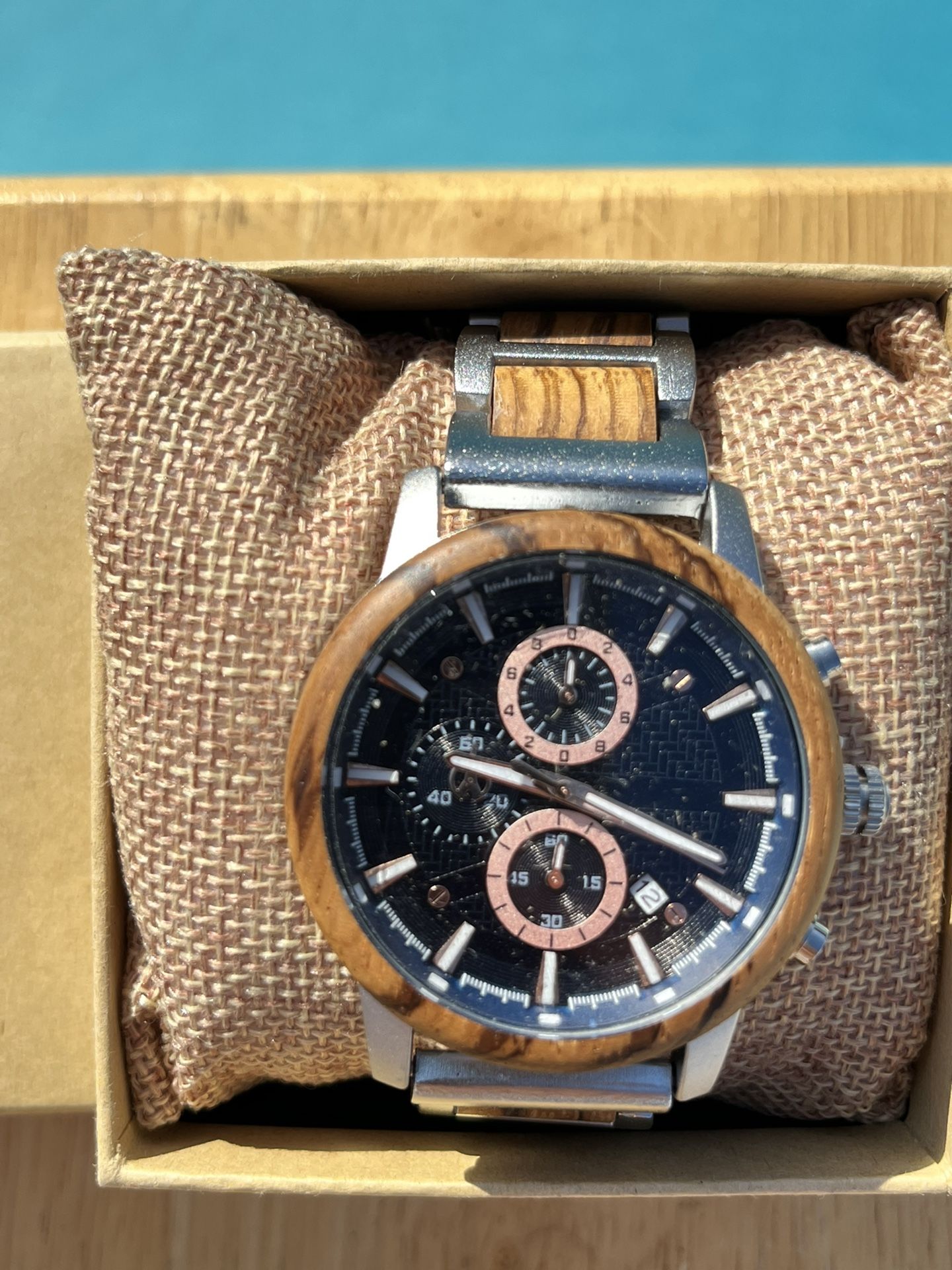 WoodWelt Titanium Watch