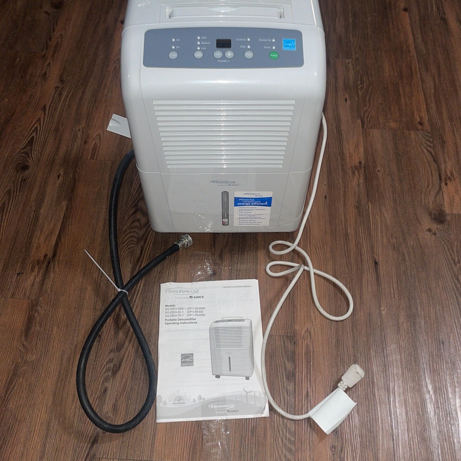 SOLEUS Air SH-DEH-45-1 Portable Dehumidifier!NEW