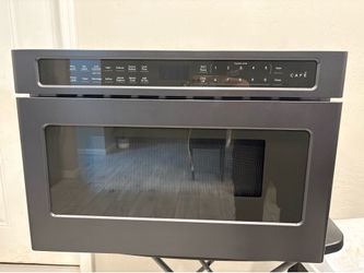 Ge Café Matt black microwave drawer work perfect in good condition free delivery to garage