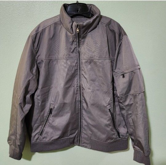 Men's Banana Republic Gray Jacket XL Aviator Pilot