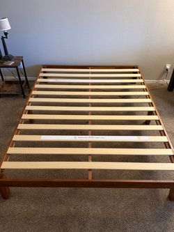 Queen Size Bed Frame - Like New - Free Queen Mattress