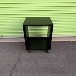 ProWorkstations 19” Studio / Server Rack Stand on Wheels – Wooden Rack Cabinet – 25.5” Rack Height