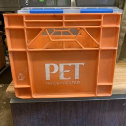 Vintage Pet Milk Crate
