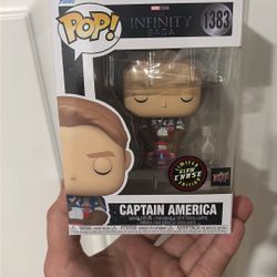 Rare Funko Capt America Glow Chase 