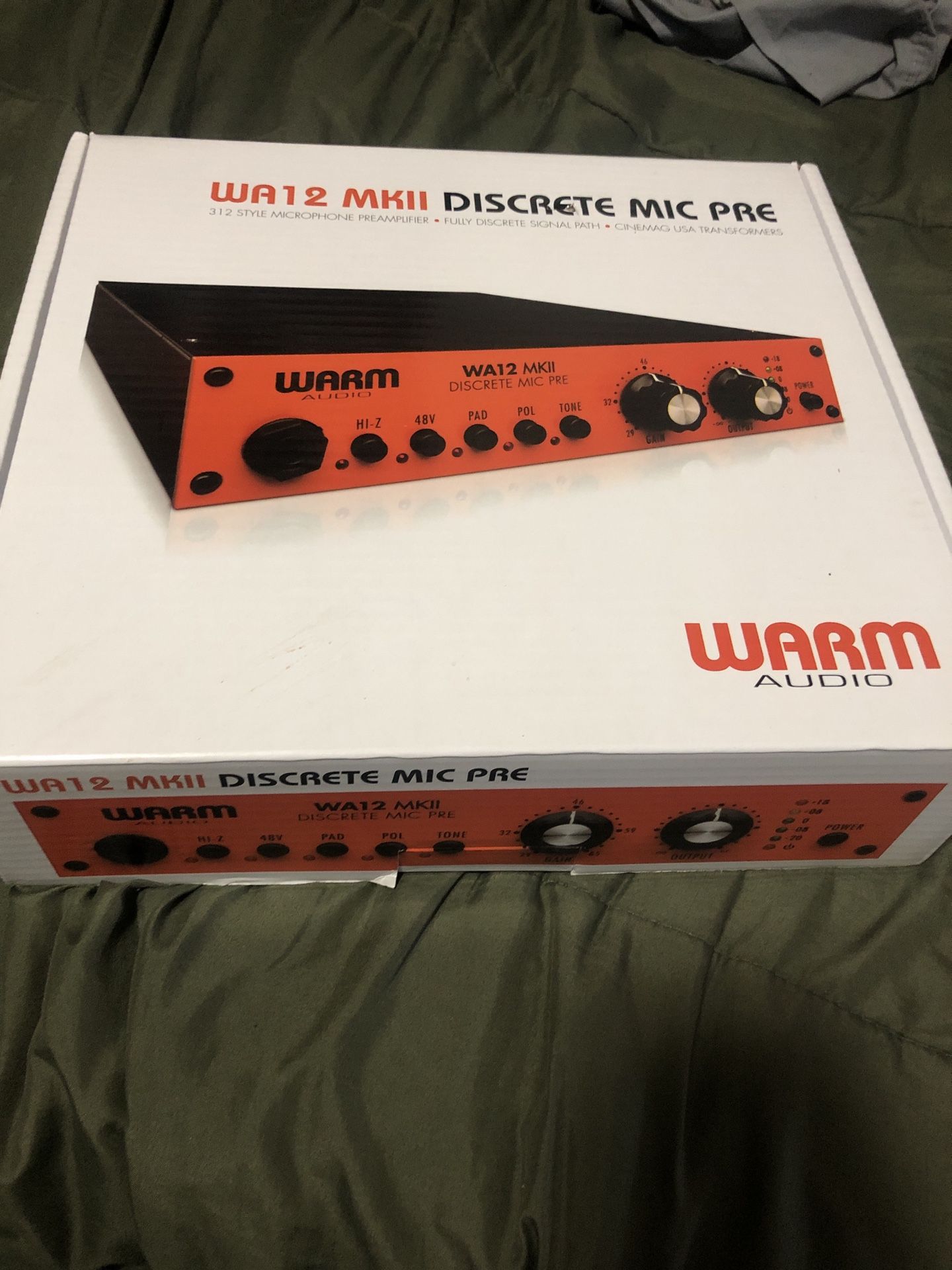 Warm Audio WA12 MKII Discrete Mic Preamp 638142859301