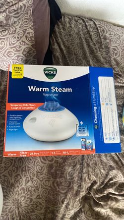 Warm steam vaporizer