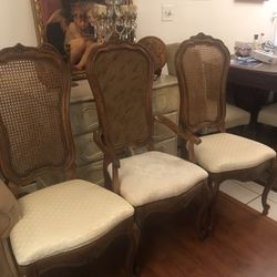 Three Beautiful Classic Chairs In Very Good Condition 