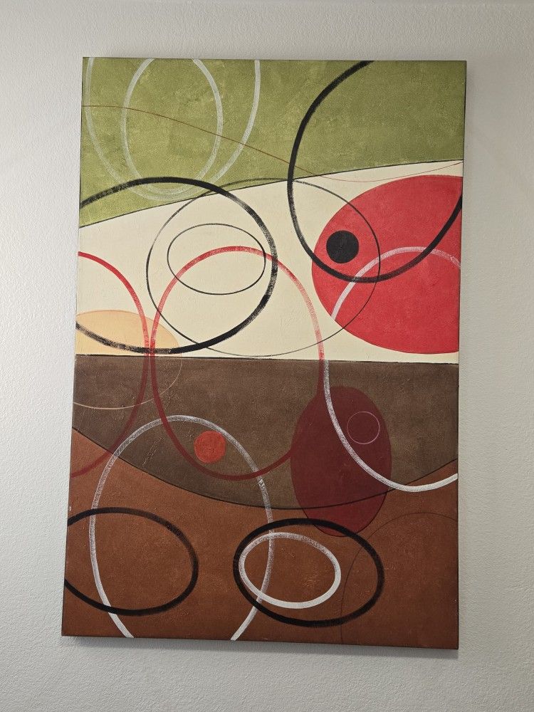 Buetifull Big CANVAS PAINTING HARD TO FIND