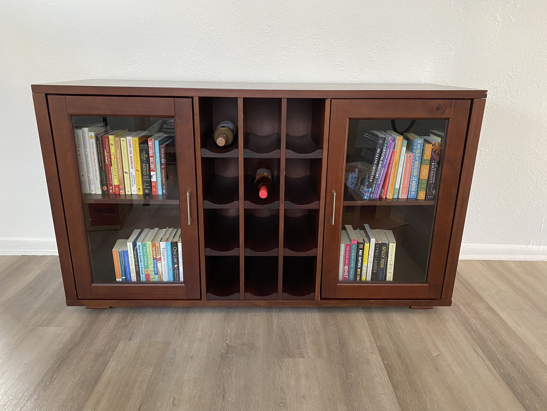 Entertainment Center With Wine Storage