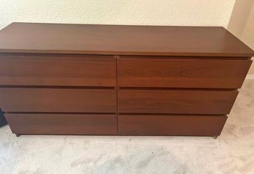 IKEA Malm 6 Drawer Dresser