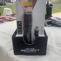 Police Security Flashlight Rechargeable