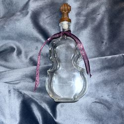 Vintage Violin Nannerl Peach Fruit Bottle 