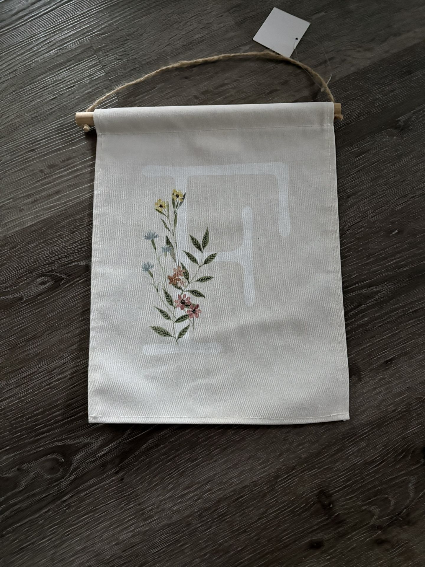 Hanging Flower Sign