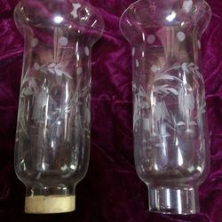 Antique Etched Hurrican Shades