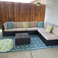 Patio Sectional Set