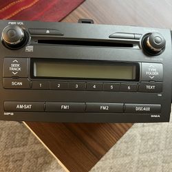 Stock Stereo Out Of 2011 Toyota Corolla 