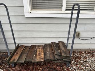 Metal Wood Stacking Frame $10